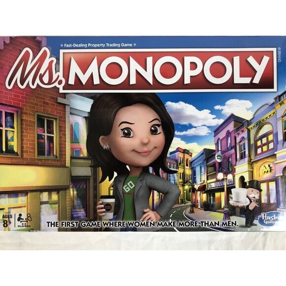 MS. MONOPOLY HASBRO GAMING 2018 NEW - Picture 1 of 2